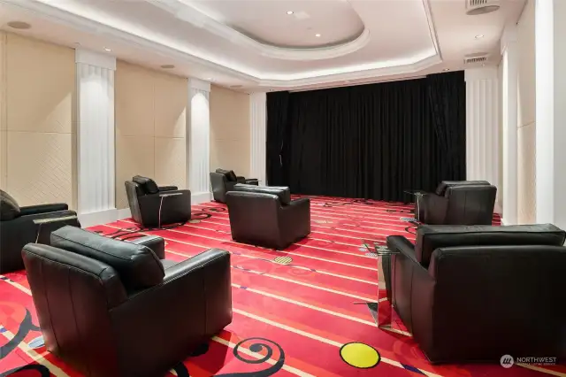 Theatre Room for enjoying sports or the latest movies.