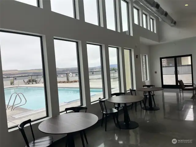 Inside of the club house