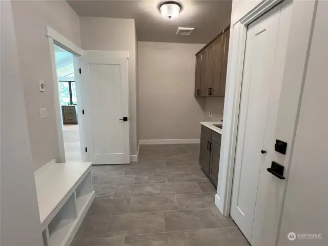 Laundryroom/Mudroom - Same floor plan with different finishes.