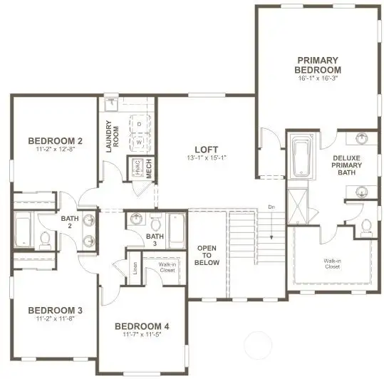 Second Floor Layout