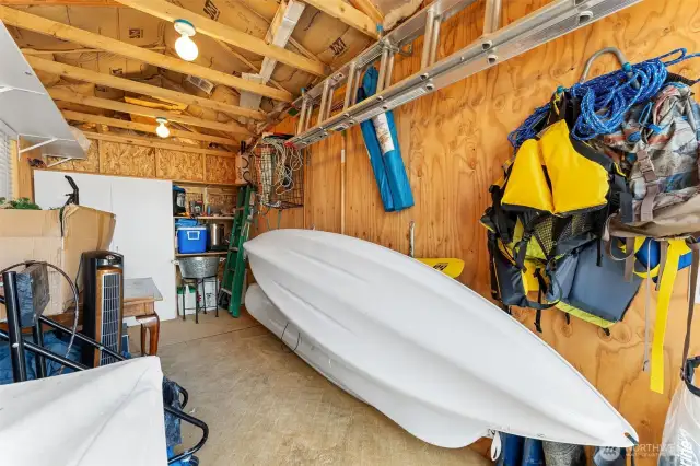 Store your kayaks & crab pots here!