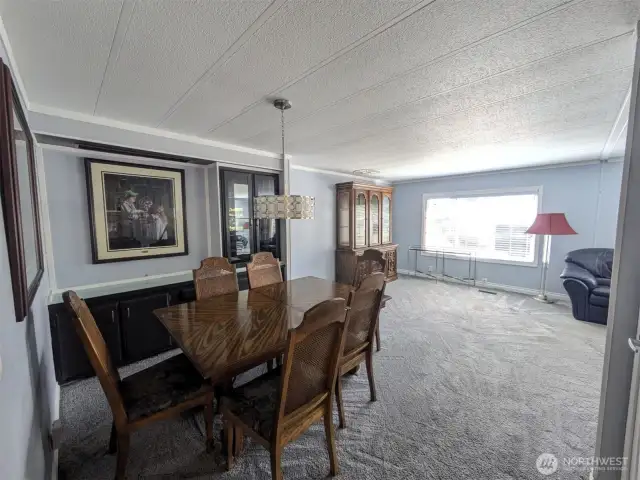 Plenty of room for a dining set