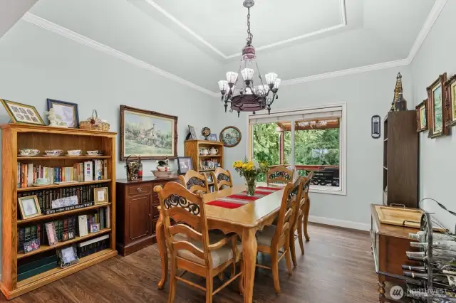 Formal dining area