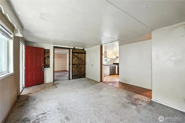 Entry and living room
