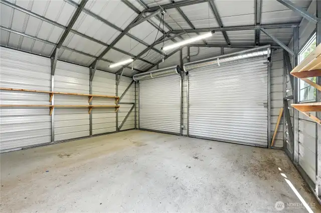 Inside of detached garage / shop