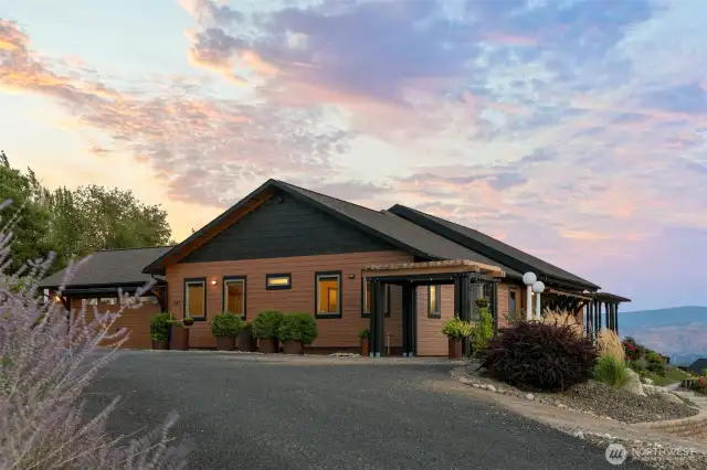 Exterior at twilight