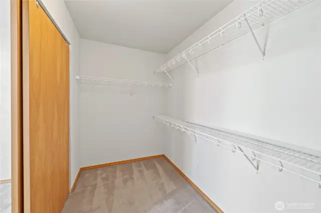 Very large primary closet