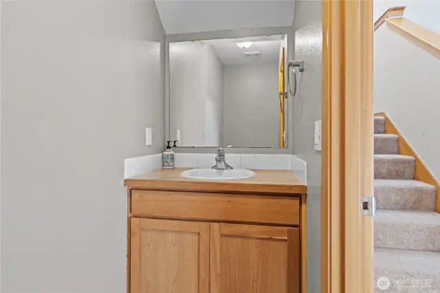 Guests bathroom, there's also a toilet...