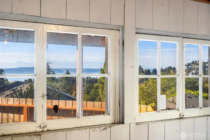 Did we say that there are views from every level of the spectacular home?.