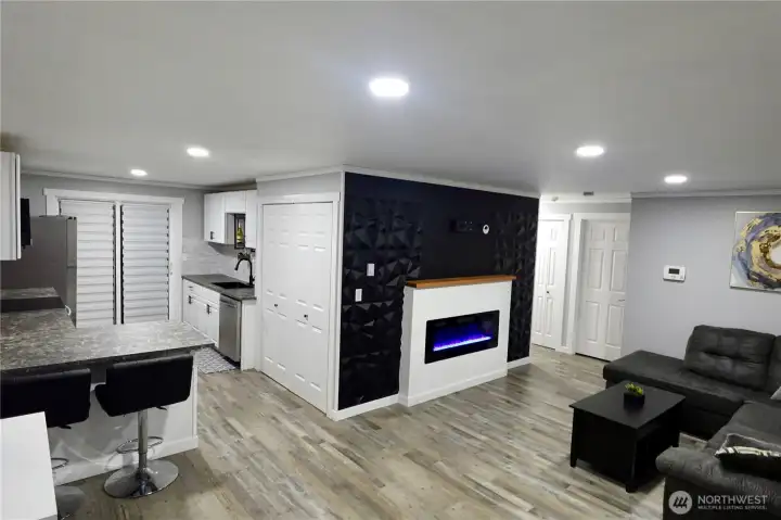 Living Room & Kitchen