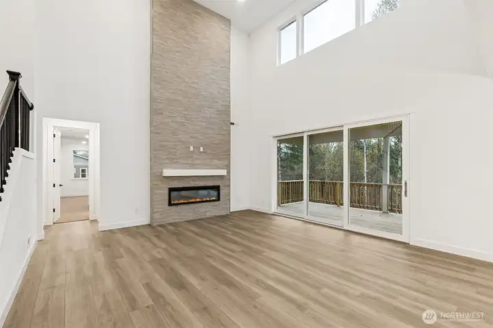 Multi Slide Doors from Great Room to Covered Patio