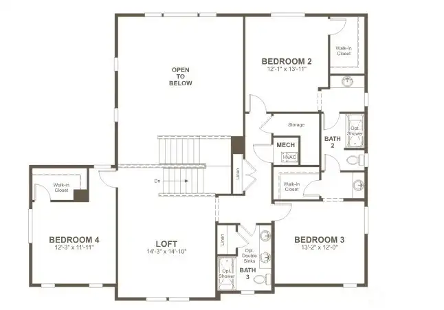 Second Floor Layout
