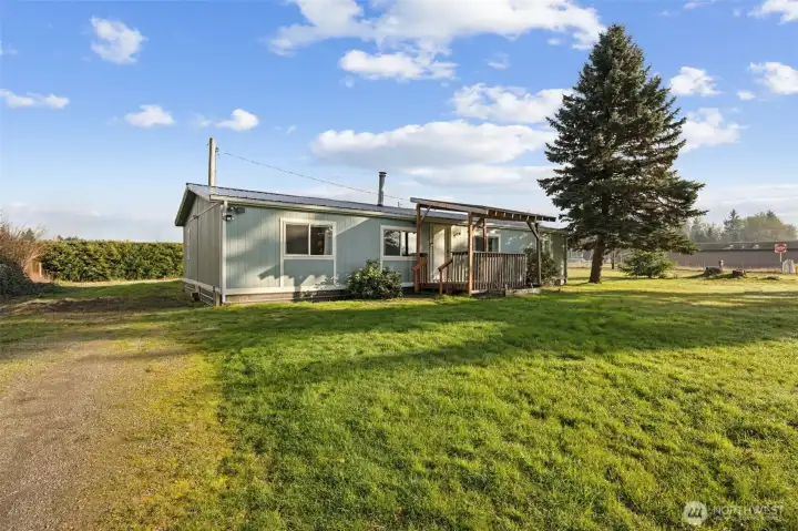 View of primary home.  Turnkey ready; freshened up and awaiting new owners!