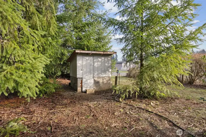 Pump house located on property.