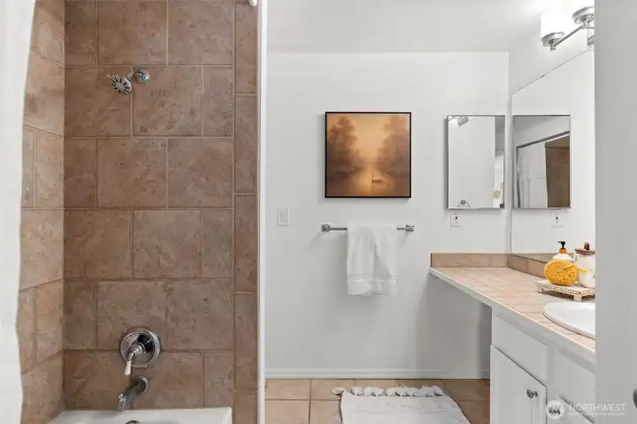 full bathroom upstairs