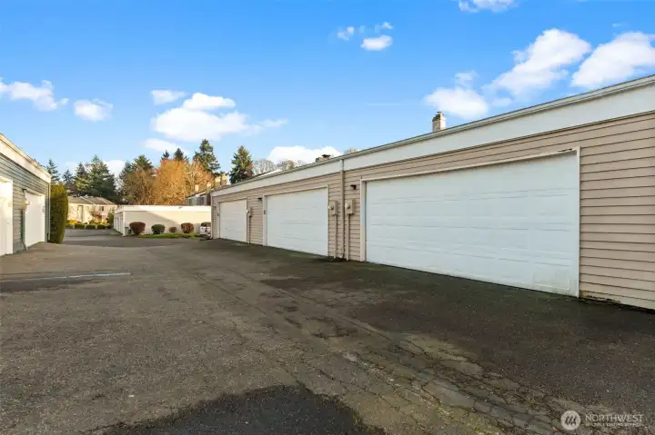 attached two car garage