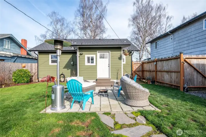 Awesome backyard with patio great for entertaining