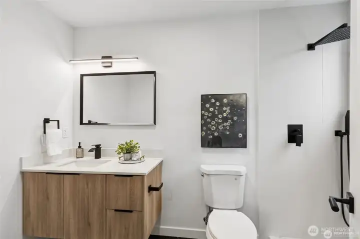 Ensuite bathroom of Primary bedroom on main floor.