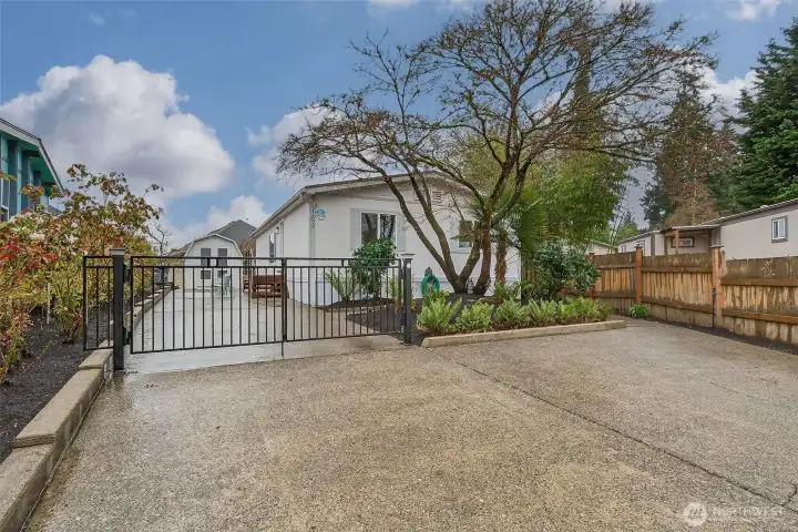 “Pull up, take a breath, and feel it—you’re home. A cozy place on land you own, ready for your next chapter.”