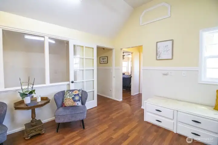 Light filled bonus room on the second level leading to the primary bedroom