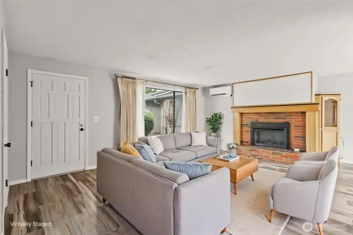 Living Room Virtually Staged