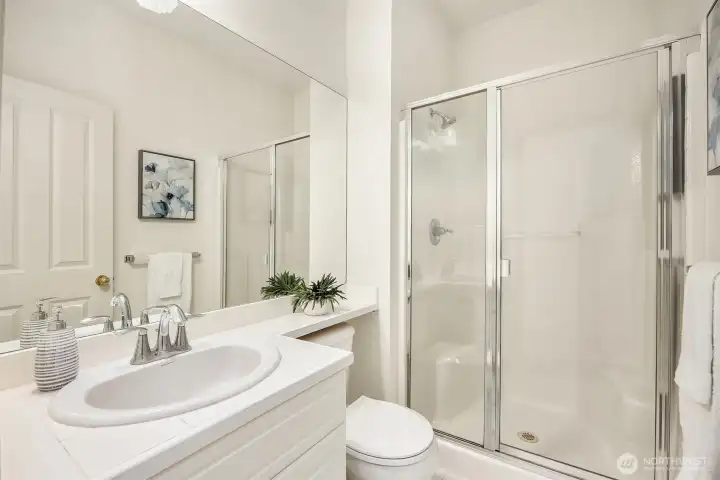 Main floor 3/4 bathroom.