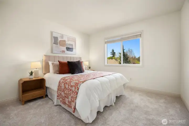 Upstairs guest bedroom.