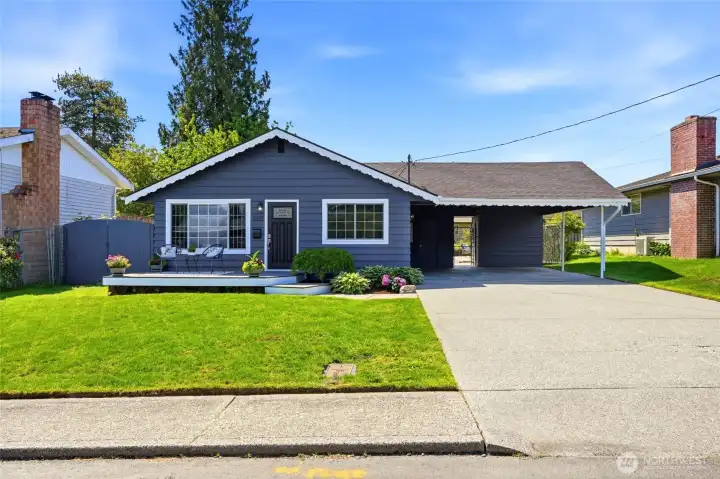 This home presents a fresh, modern exterior with a clean, updated look.  Fresh exterior paint gives it a crisp, move-in ready feel from the moment you arrive.