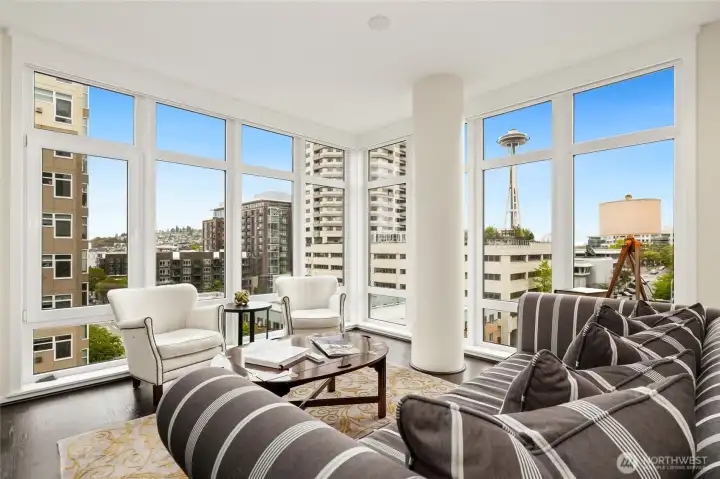Sitting room with a View