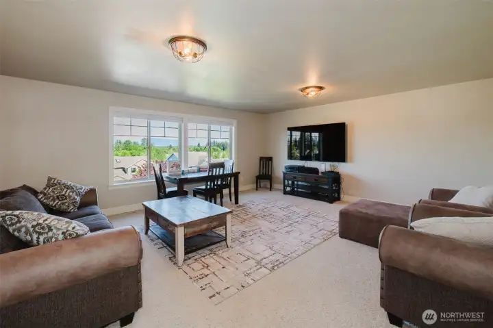 The perfect second living area, providing separation and space for family, guests, hobbies, or a dedicated media room.