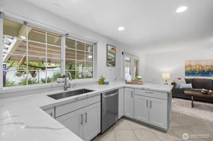 New quartz counters, new sink and new appliances New quartz counters, new sink and new appliances