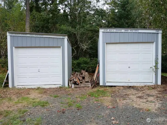 Two Storage sheds convey, 10x20