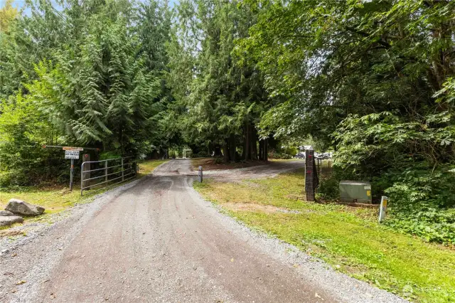 A beautiful entrance with circular drive