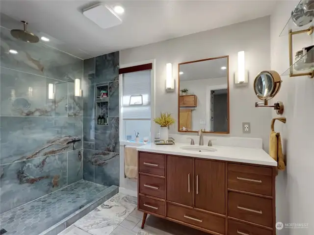 Brand New Bathroom with heated floors.