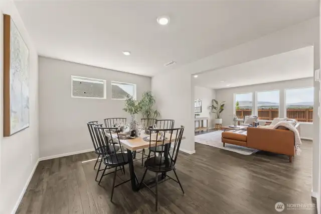 Open living room