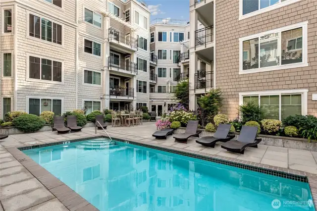 Heated outdoor pool!
