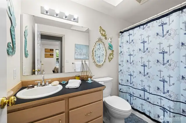 Main full bathroom.