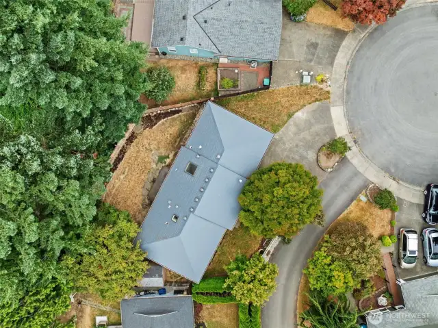 Top down aerial.