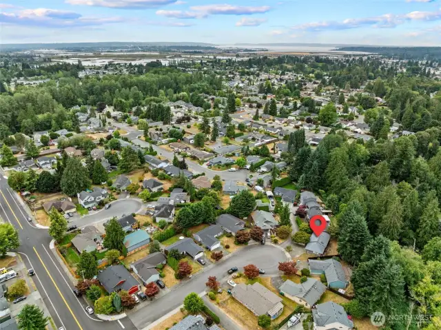 Proximity to Puget Sound.