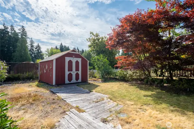 Shed for extra storage
