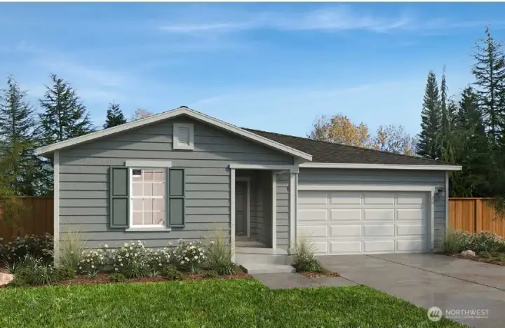 Virtual rendering Elevation A  Color C