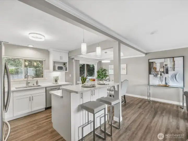 Fully refreshed kitchen