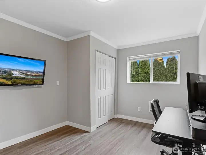 Downstairs room with murphy bed