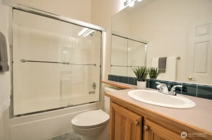 Hallway bathroom