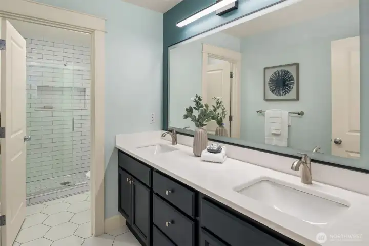 Guest bathroom remodeled in 2025