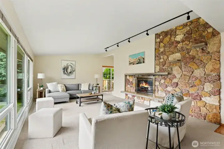 Light-Filled Living Room on Main Level