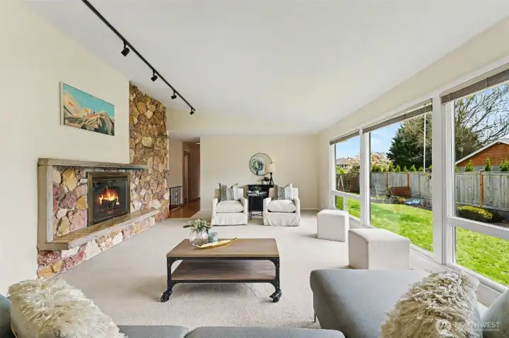 Light-Filled Living Room on Main Level
