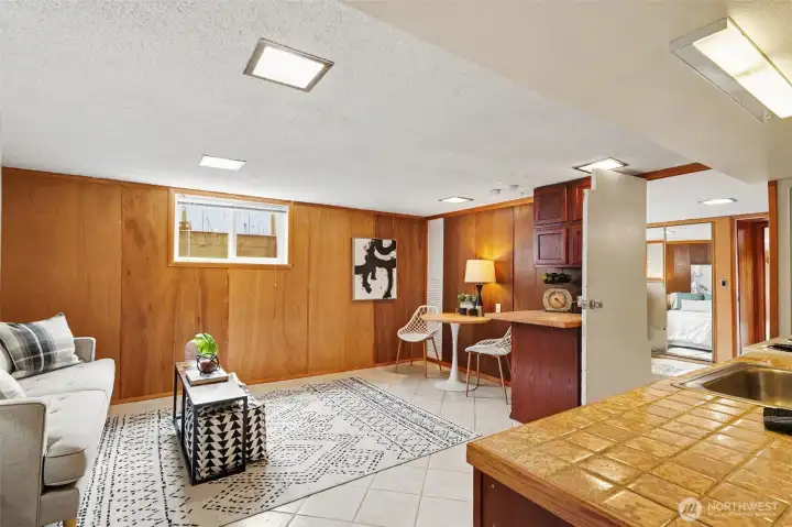 Downstairs Mother-In-Law Unit with Separate Access as Well as Access from Inside. Perfect for Multi-Generational Living or Monthly Income.