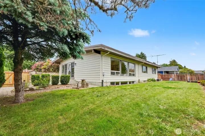 Fully Fenced Back Yard