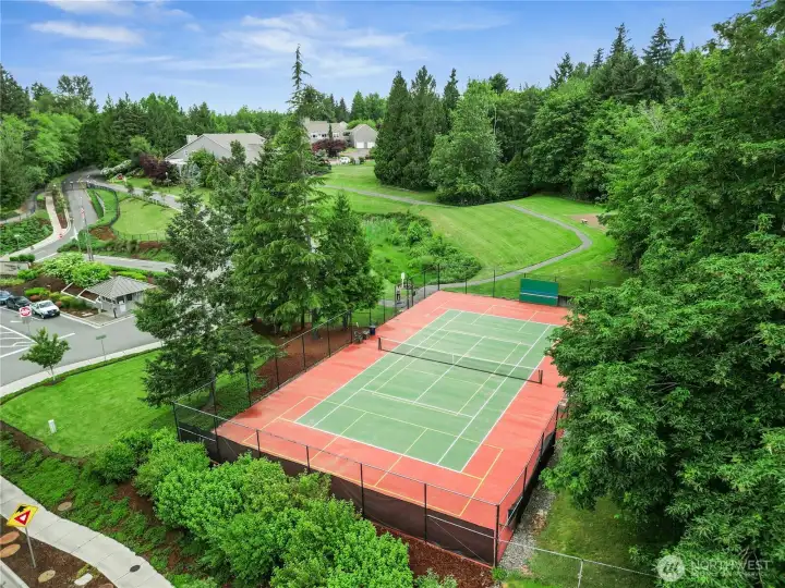 Pickle Ball and tennis court